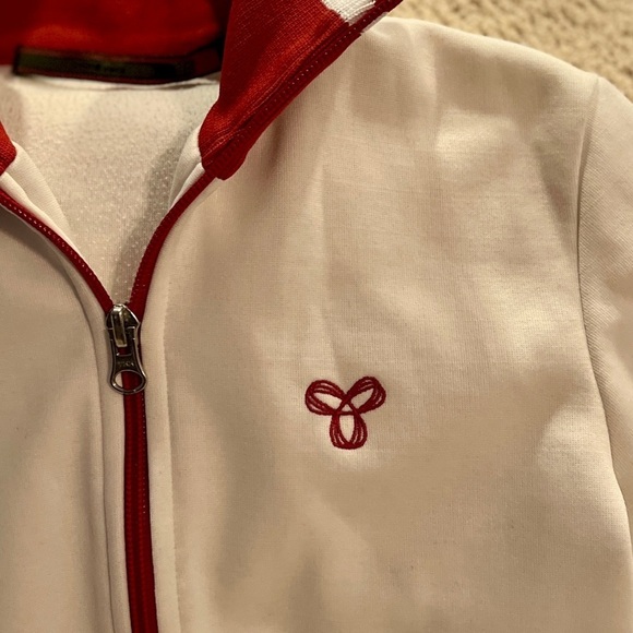 TNA Red & White Varsity Retro Jacket XXS - Picture 7 of 10